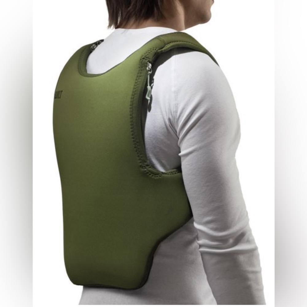 Built NWT Olive Laptop Backpack - Picture 2 of 7